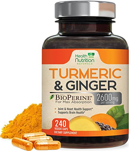 Foto 2 pulgar | Suplemento Health Nutrition Naturals, Cúrcuma, Curcumina, 2600 Mg - Venta Internacional.