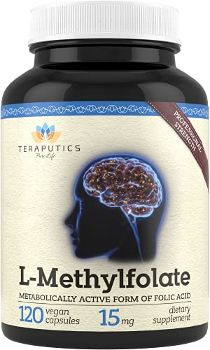 Suplemento Teraputics De L-metilfolato De 15 Mg (120 Cápsulas) - Venta Internacional.