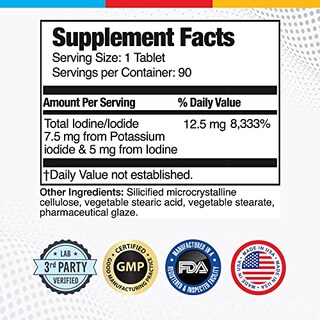 Foto 2 | Complemento Life Enhance Brain Basics Ultra Yodo Comple - Venta Internacional.