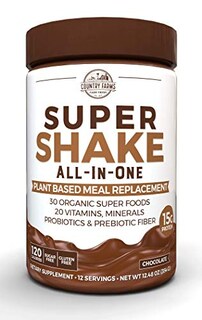 Foto 1 | Batido Sustitutivo De Comidas Country Farms, Todo En Uno, 350 Ml, Chocolate - Venta Internacional.