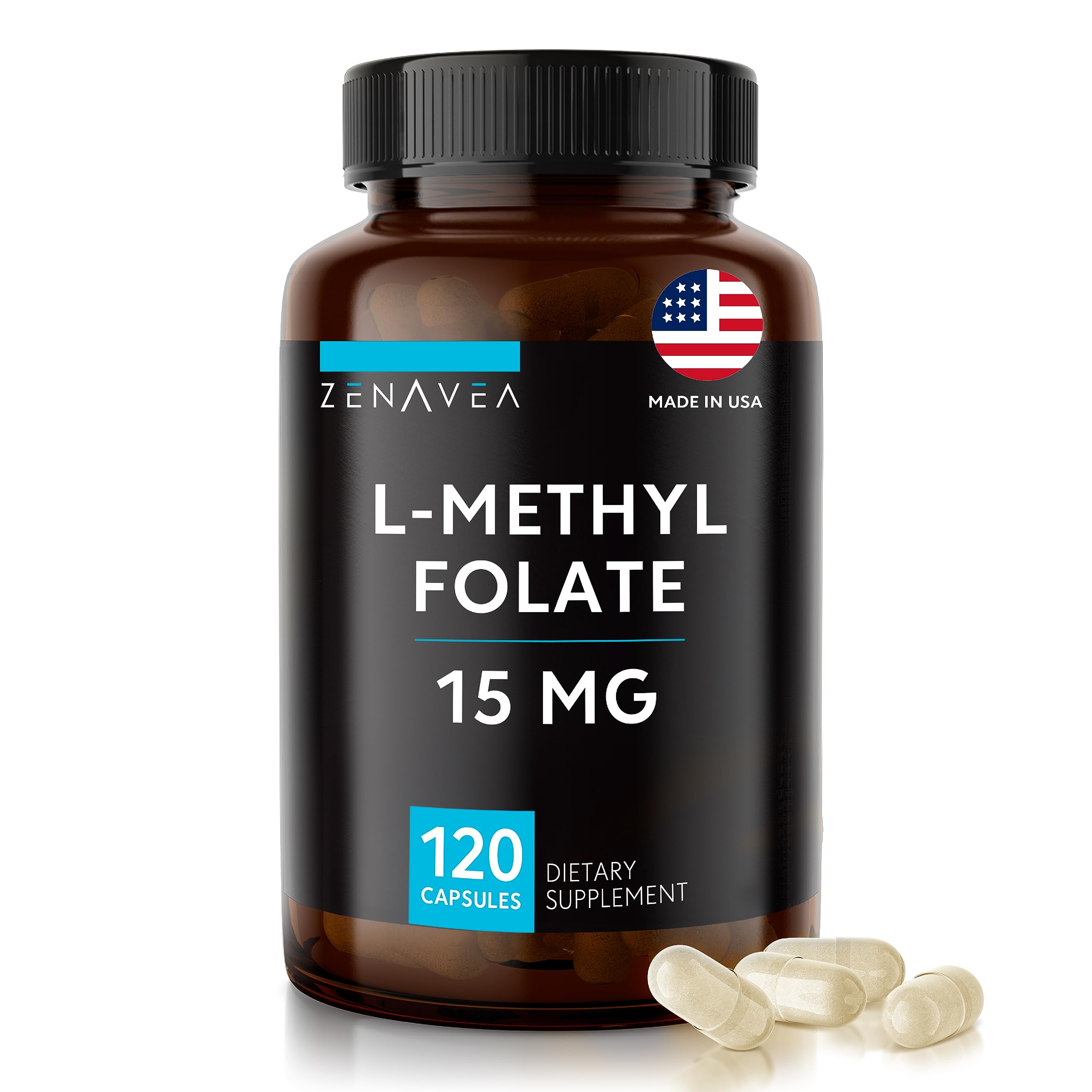 Foto 1 | Suplemento Zenavea De L-metilfolato 15 Mg - L Metil Folato - Venta Internacional.