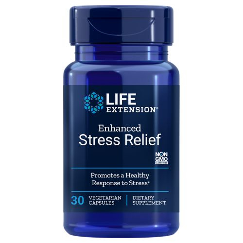 Foto 2 pulgar | Suplemento Life Extension Natural Stress Relief 30 Cápsulas - Venta Internacional.