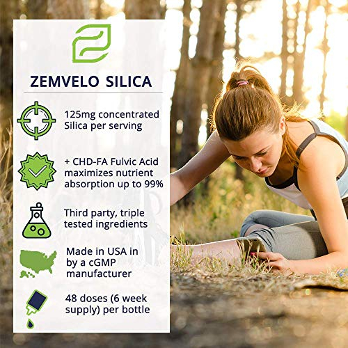 Foto 5 pulgar | Suplemento De Sílice Iónica Líquida Zemvelo, 240 Ml, Suministro Para 48 Días - Venta Internacional.