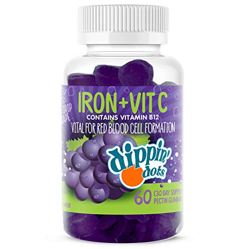 Foto 2 pulgar | Complementa Veegan Dippin' Dots Iron Con Gomitas De Vitamina C Y B12 - Venta Internacional.