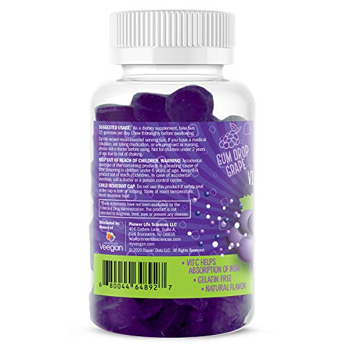 Foto 4 pulgar | Complementa Veegan Dippin' Dots Iron Con Gomitas De Vitamina C Y B12 - Venta Internacional.