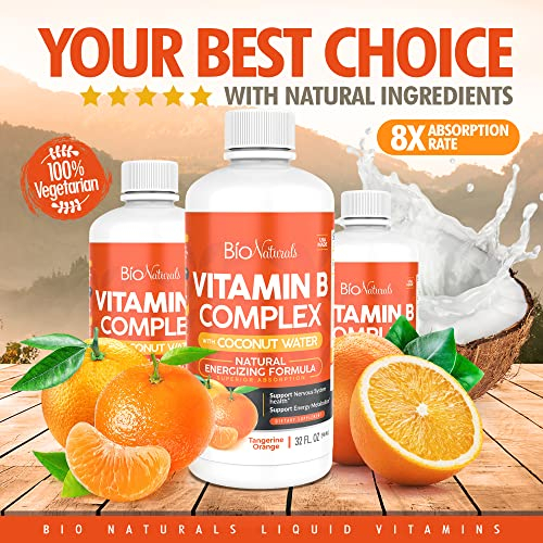 Foto 5 | Suplemento Líquido De Complejo De Vitamina B De Bio Naturals, 960 Ml - Venta Internacional.