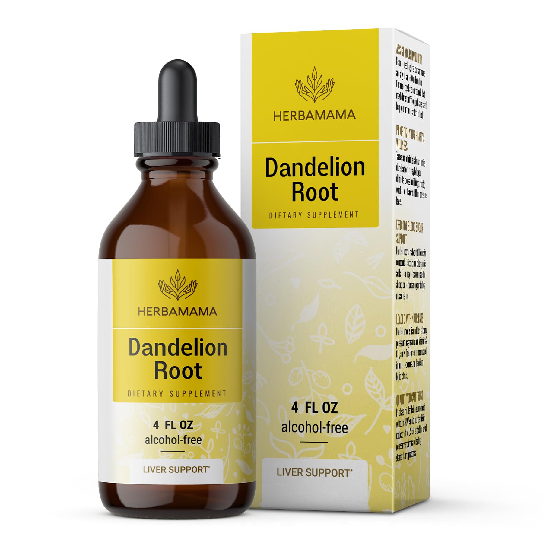 Foto 1 | Suplemento Herbamama Tintura De Raíz De Diente De León 120 Ml - Venta Internacional.