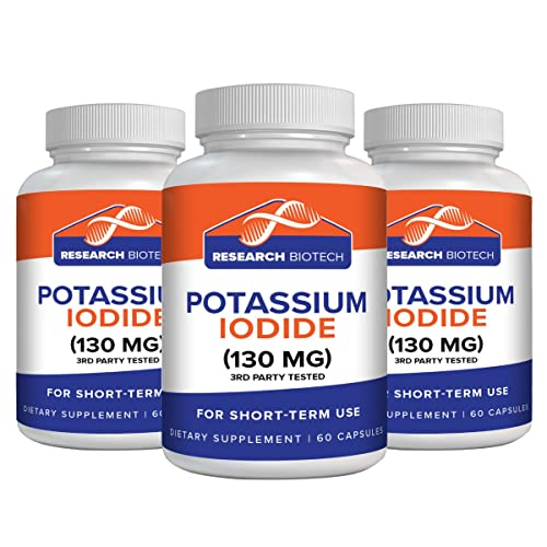 Foto 2 pulgar | Suplemento De Yoduro De Potasio (paquete De 3) 130 Mg - 180 Cápsulas - Venta Internacional.