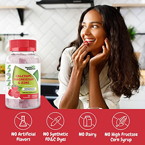 Foto 4 pulgar | Gomitas De Calcio, Magnesio Y Zinc Suministradas Por Supplement Health - Venta Internacional.