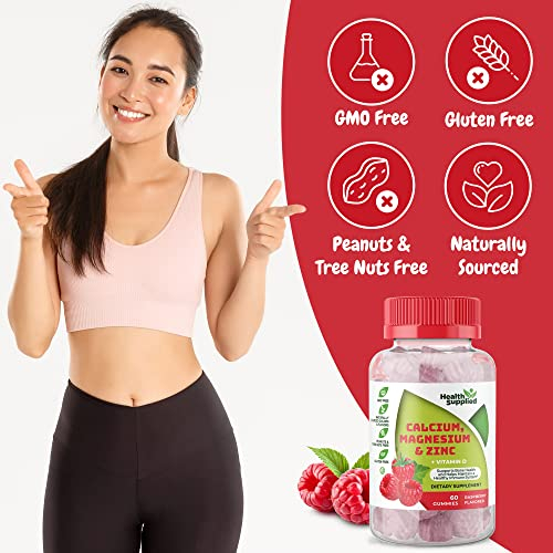 Foto 6 pulgar | Gomitas De Calcio, Magnesio Y Zinc Suministradas Por Supplement Health - Venta Internacional.