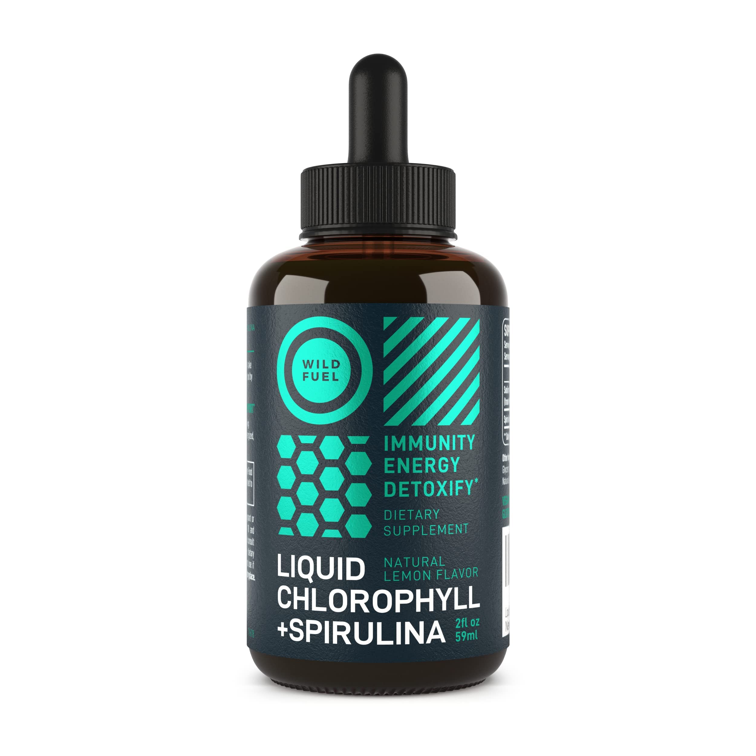 Foto 7 pulgar | Gotas De Clorofila Líquida Con Espirulina Wild Fuel 30 Ml - Venta Internacional.