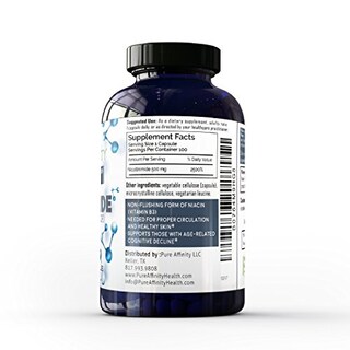 Foto 4 | Suplemento Pure Affinity B3 de Nicotinamida 500 Mg 100 Comprimidos - Venta Internacional