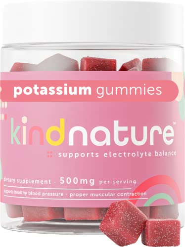Gomitas Supplement Kind Nature Con Alto Contenido De Potasio, 500 Mg, 60 Unidades - Venta Internacional.