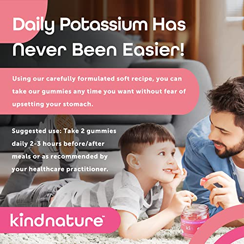 Foto 4 pulgar | Gomitas Supplement Kind Nature Con Alto Contenido De Potasio, 500 Mg, 60 Unidades - Venta Internacional.
