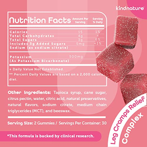 Foto 6 pulgar | Gomitas Supplement Kind Nature Con Alto Contenido De Potasio, 500 Mg, 60 Unidades - Venta Internacional.