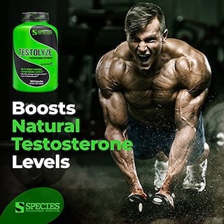 Foto 2 | Suplemento Species Nutrition Testolyze Testosterone 180 Cápsulas - Venta Internacional.