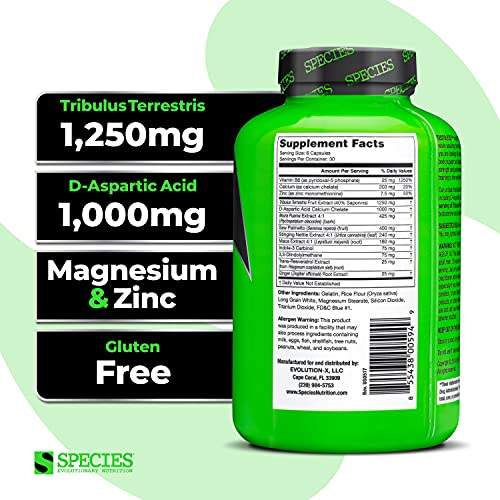 Foto 3 | Suplemento Species Nutrition Testolyze Testosterone 180 Cápsulas - Venta Internacional.