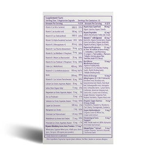 Foto 7 | Multivitamin Paradise Superfood 60 Cápsulas - Venta Internacional.