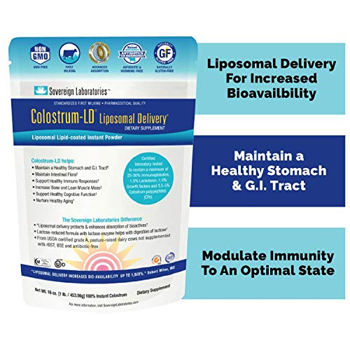 Foto 2 pulgar | Suplemento Colostrum-ld Liposomal 473 De Sovereign Laboratories - Venta Internacional.