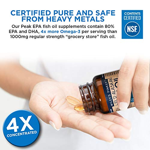 Foto 5 pulgar | Aceite De Pescado Wiley's Finest Wild Alaskan Peak Epa 1000 Mg 120 Sof - Venta Internacional.