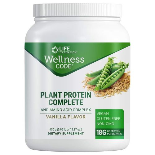 Foto 2 pulgar | Suplemento Life Extension Plant Protein 450 G De Vainilla (x2) - Venta Internacional.