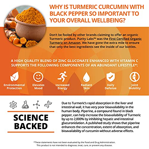 Foto 4 | Suplemento Purity Labs, Cúrcuma Y Curcumina, 2.250 Mg, 120 Cápsulas - Venta Internacional.