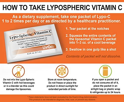 Foto 5 pulgar | Suplemento De Vitamina C Lipoesférica De Livon Laboratories, 6 X 180 P - Venta Internacional.