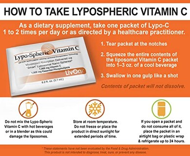 Foto 4 | Suplemento De Vitamina C Lipoesférica De Livon Laboratories, 6 X 180 P - Venta Internacional.