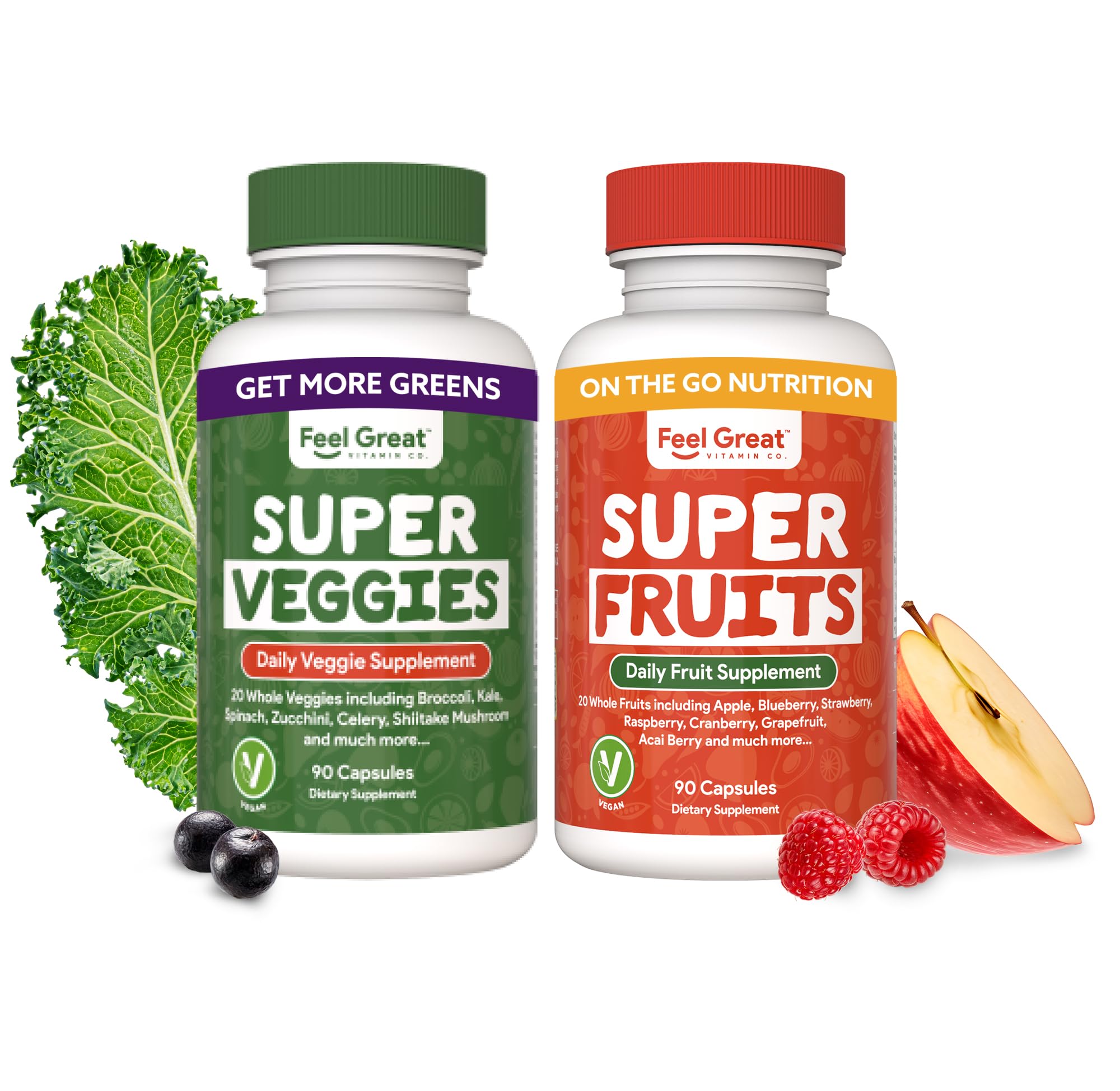 Foto 2 pulgar | Suplementos Feel Great: Más De 20 Frutas Y Verduras Super Reds - Venta Internacional.