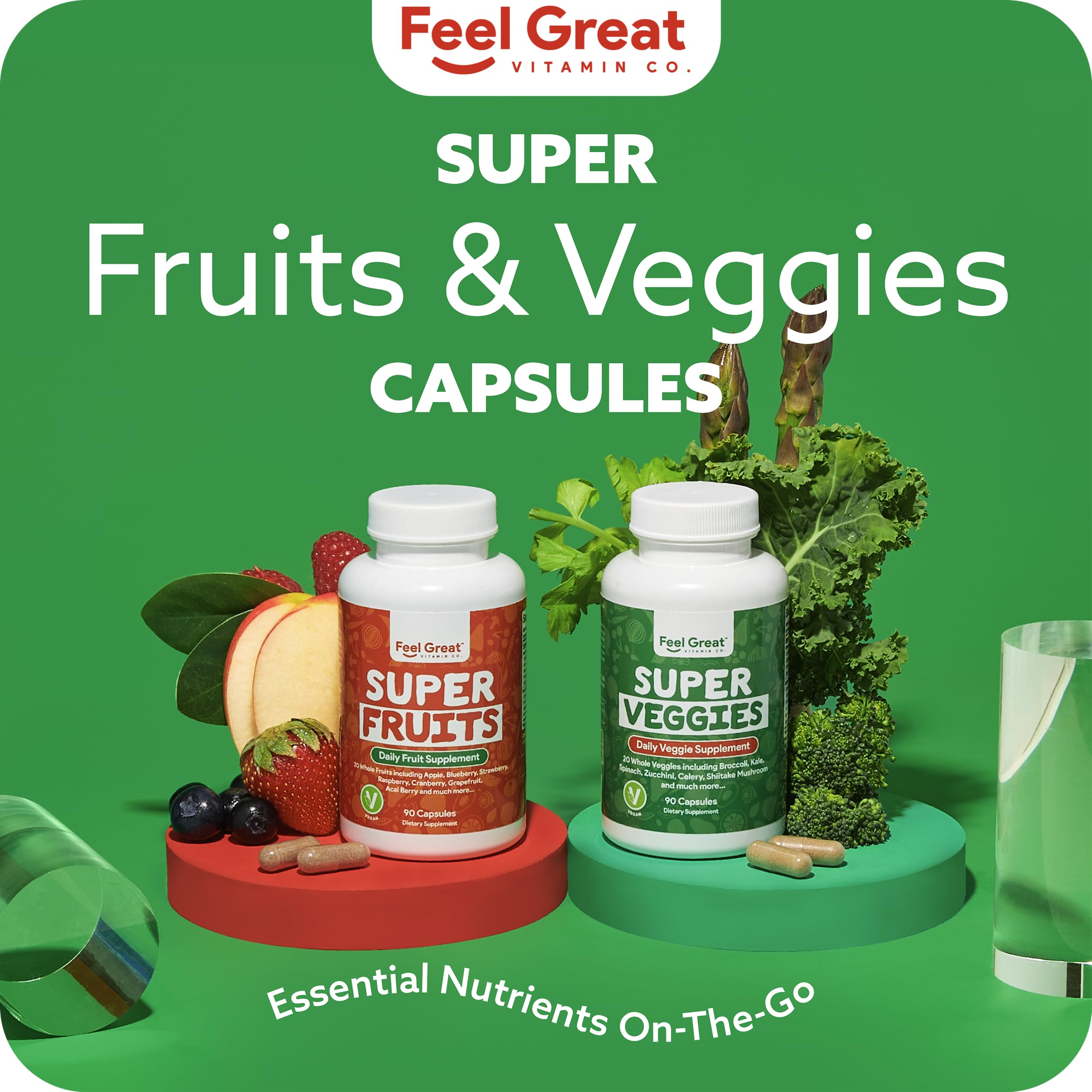 Foto 3 pulgar | Suplementos Feel Great: Más De 20 Frutas Y Verduras Super Reds - Venta Internacional.