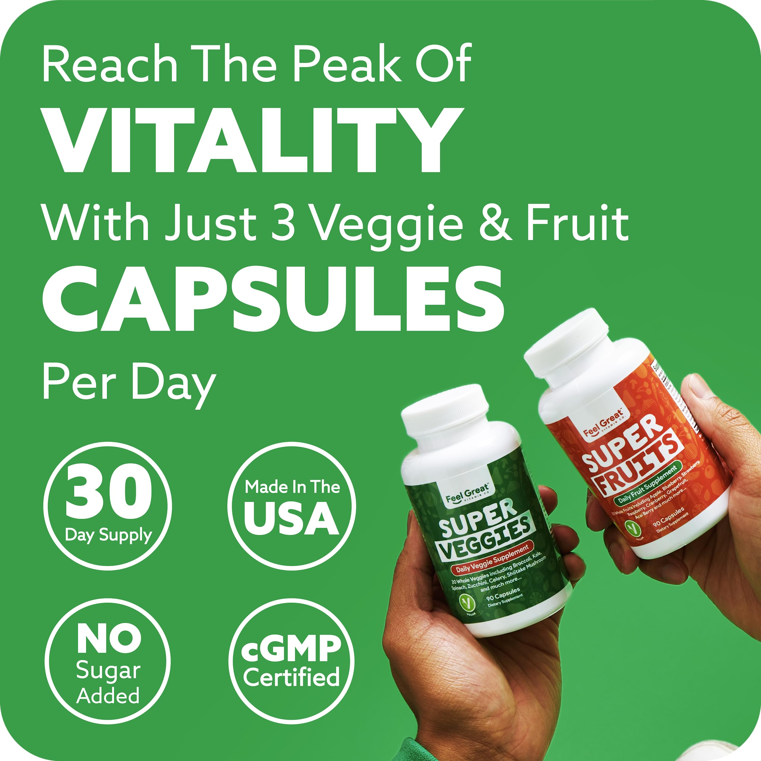 Foto 5 pulgar | Suplementos Feel Great: Más De 20 Frutas Y Verduras Super Reds - Venta Internacional.