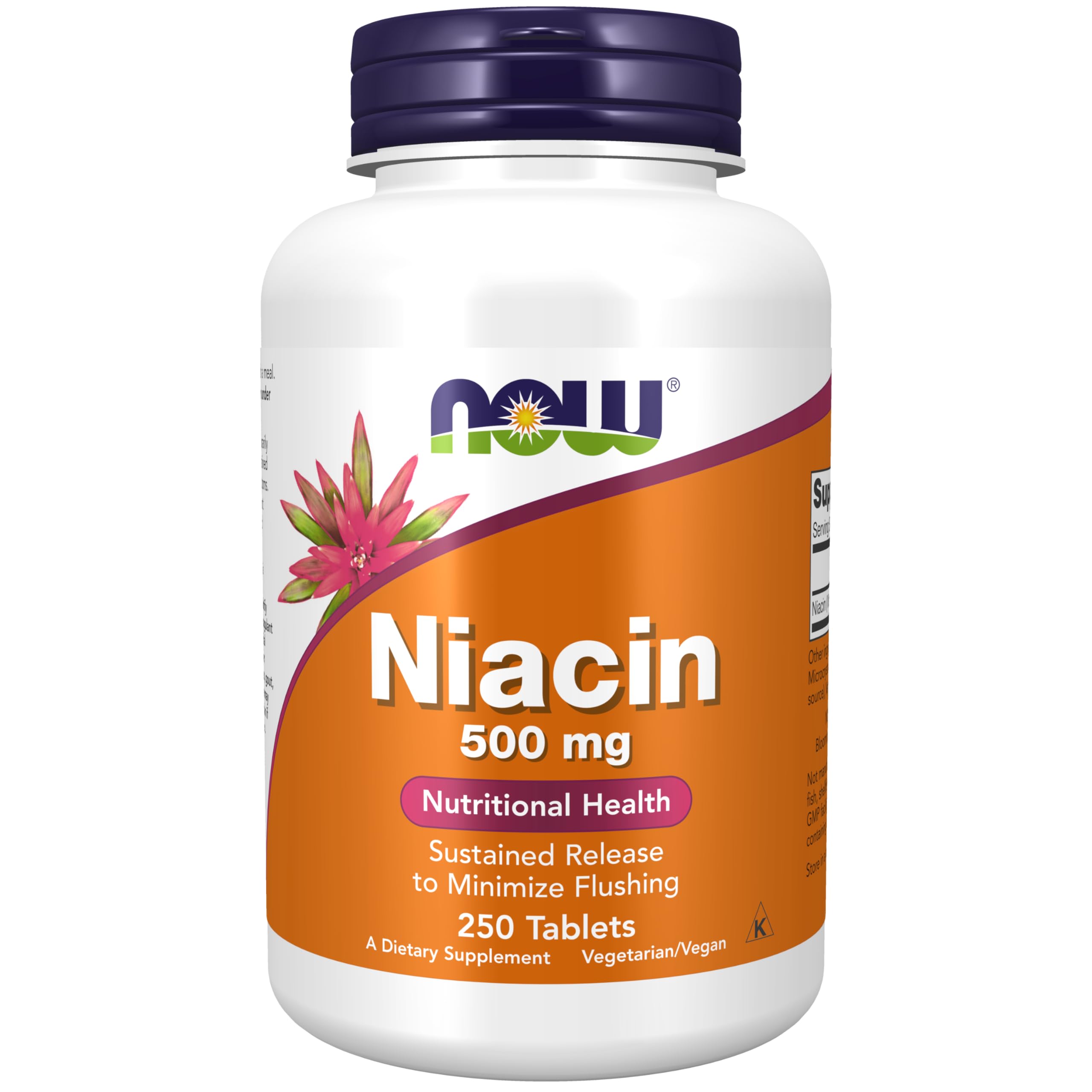 Foto 2 pulgar | Supplement Now Niacina (vitamina B-3) 500 Mg De Liberación Sostenida - Venta Internacional.