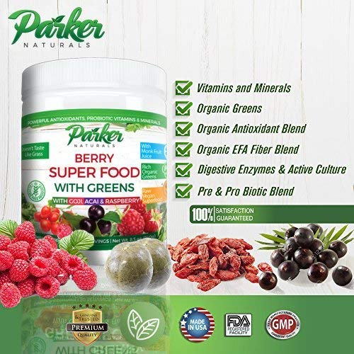 Foto 8 pulgar | Mezcla Para Batidos En Polvo Con Superalimentos Parker Naturals, 240 G - Venta Internacional.