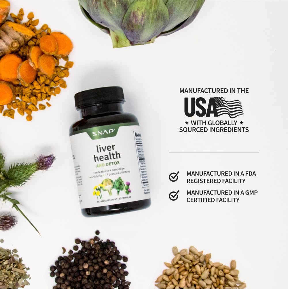 Foto 7 | Suplemento De Apoyo A La Salud Hepática Snap Supplements - Venta Internacional.