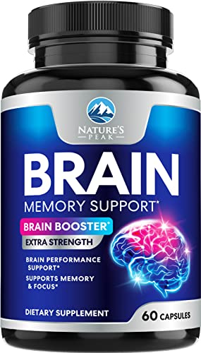 Foto 2 pulgar | Brain Supplement Nature's Peak Brain Memory Supplement 60 Cápsulas - Venta Internacional.