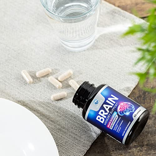 Foto 8 pulgar | Brain Supplement Nature's Peak Brain Memory Supplement 60 Cápsulas - Venta Internacional.