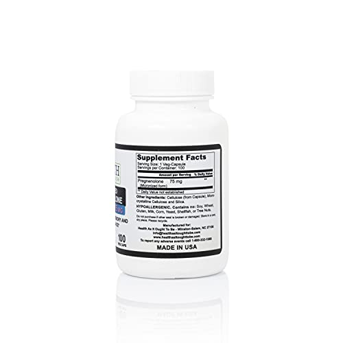 Foto 3 pulgar | Complemente La Salud Como Debería Ser: Pregnenolona 75 Mg 100 Ca - Venta Internacional.