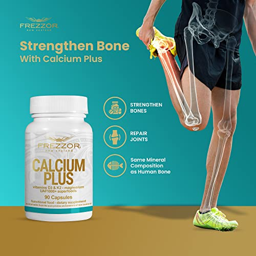 Foto 5 pulgar | Suplemento Frezzor Calcium Plus Con Uaf1000+ 90 Cápsulas - Venta Internacional.