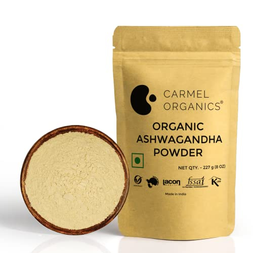 Foto 2 pulgar | Raíz De Ashwagandha En Polvo Carmel Organics 227 G Certificada Por El Usda - Venta Internacional.