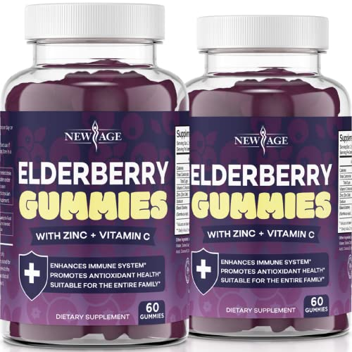 Foto 1 | Complemente Las Gomitas De Saúco New Age Premium Con Vitamina C - Venta Internacional.