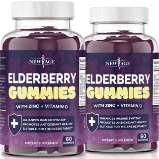 Foto 1 | Complemente Las Gomitas De Saúco New Age Premium Con Vitamina C - Venta Internacional.