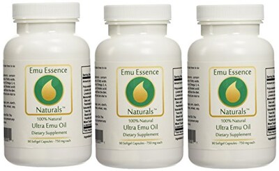 Foto 1 | Suplementos Dietéticos Emu Essence Ultra Emu Oil 90/750 Mg X3 - Venta Internacional.
