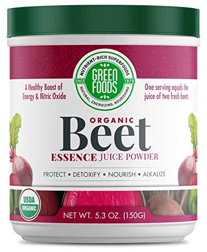 Foto 2 pulgar | Jugo En Polvo Esencia De Remolacha Orgánica Green Foods 150 Ml - Venta Internacional.