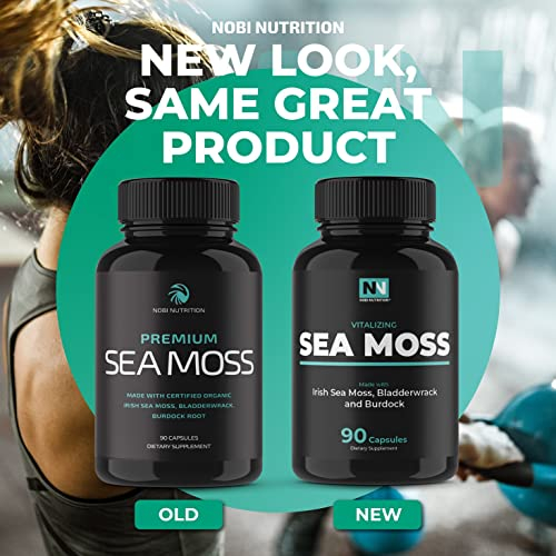 Foto 3 | Cápsulas Orgánicas De Musgo Marino Irlandés Supplement Nobi Nutrition - Venta Internacional.
