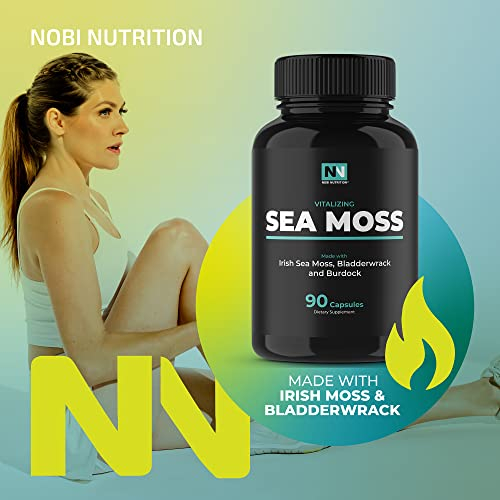 Foto 6 pulgar | Cápsulas Orgánicas De Musgo Marino Irlandés Supplement Nobi Nutrition - Venta Internacional.