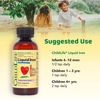 Foto 4 | Suplemento Childlife Essentials Liquid Iron Para Niños - Venta Internacional.