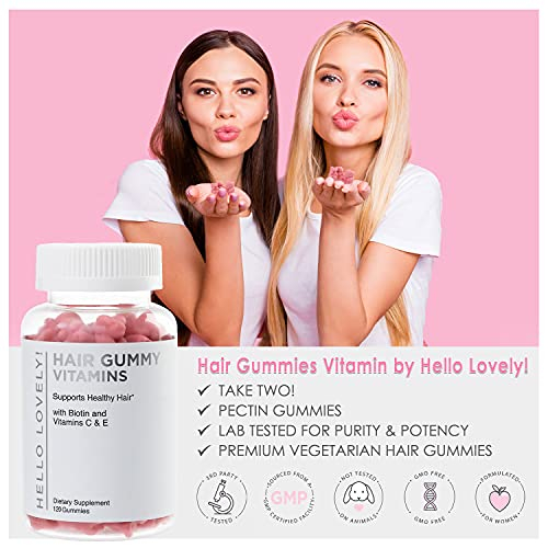 Foto 6 pulgar | Gomitas De Vitaminas Para El Cabello Hello Lovely! Biotina 5000 Mcg 120 Unidades - Venta Internacional.