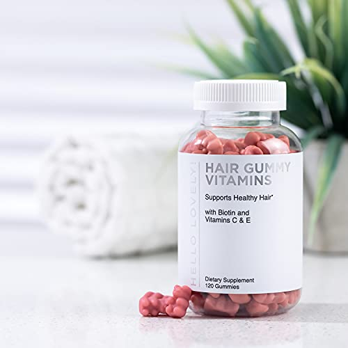 Foto 6 | Gomitas De Vitaminas Para El Cabello Hello Lovely! Biotina 5000 Mcg 120 Unidades - Venta Internacional.