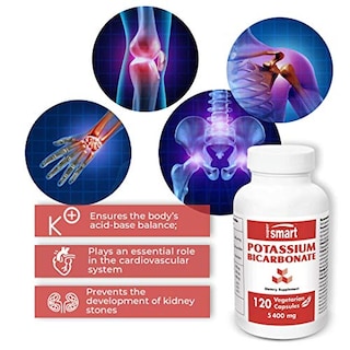 Foto 6 | Suplemento Supersmart De Bicarbonato De Potasio 5400 Mg 120 Cápsulas - Venta Internacional.