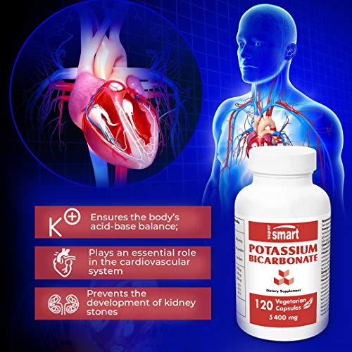 Foto 7 | Suplemento Supersmart De Bicarbonato De Potasio 5400 Mg 120 Cápsulas - Venta Internacional.
